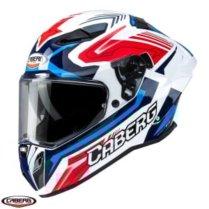 Casca Caberg Drift Evo II SV Jarama H7 Alb/Rosu/Albastru Lucios - Img 1