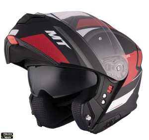 Casca MT Genesis SV Cave A5 flip-up roșu mat - Img 1