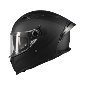 Casca MT Helmets Braker SV Pure - Integrală, negru mat, ochelari soare incluși, ECE 22.06 - Img 2