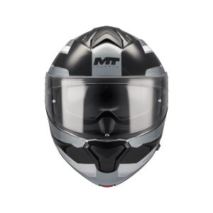 Casca MT Helmets Genesis SV Raccoon - Flip-up, verde lucios, Ochelari soare incluși, ECE 22.06 - Img 3