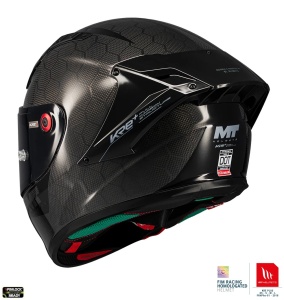 Casca MT Helmets KRE+ S Pure Carbon - Integrală, negru lucios, ECE 22.06 - Img 4