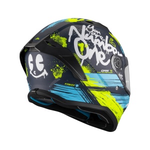 Casca MT Helmets Stinger 2 Rocket - Integrală, galben mat, ECE 22.06 - Img 4