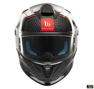 Casca MT Helmets Targo S Brik - Integrală, gri lucios, ECE 22.06 - Img 3