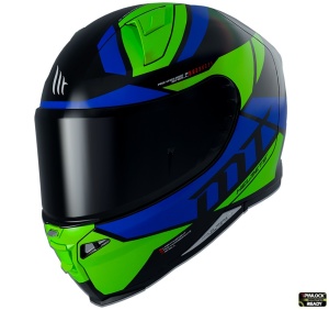Casca MT Revenge 2 Scalpel A3 Verde/Negru lucios - Img 1