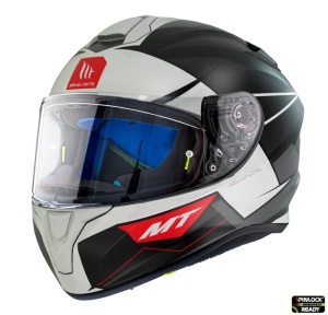 Casca MT Targo Pro Podium B0 Alb Mat - Img 2