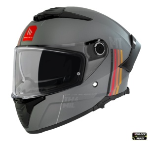Casca MT Thunder 4 SV MIL C2 Gri Mat cu Ochelari Soare - Img 2