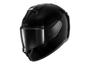 Casca SHARK RIDILL 2 BLANK - Integrală, negru/lucios, Ochelari soare incluși
