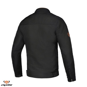 Geaca moto Ixon Cornet WP MS - barbati, vara, impermeabila, urban/heritage, negru/maro - Img 2