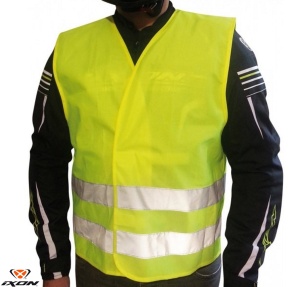 Geaca moto Ixon Gilet Safer Mix - unisex, galben fluor