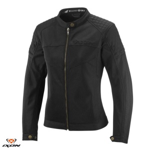Geaca moto Ixon Ozcan LS - dama, vara, urban/heritage, negru