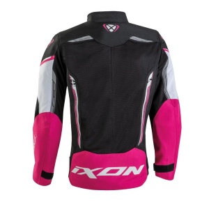 Geaca moto Ixon Striker AIR KID - copii, street/sport, negru/alb - Img 2