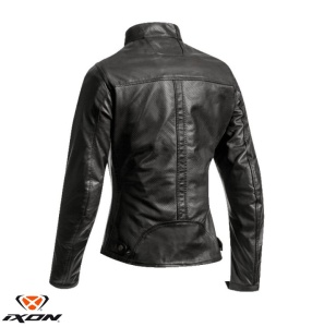 Geaca moto piele Ixon Crank Air LS - dama, vara, urban/heritage, negru - Img 2