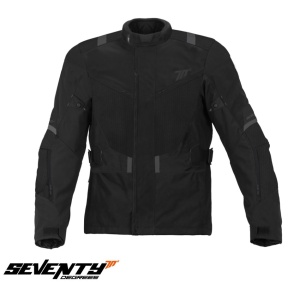 Geaca moto Seventy Degrees SD-JT85 - barbati, iarna, impermeabila, touring, negru