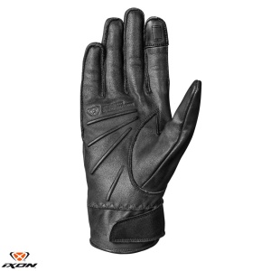 Manusi moto piele Ixon RS Nizo MS - barbati, vara, urban/heritage, degete tactile, negru - Img 2