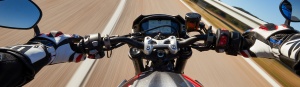 Manusi moto piele Seventy Degrees SD-R12 - barbati, vara, racing, negru/rosu/albastru - Img 2