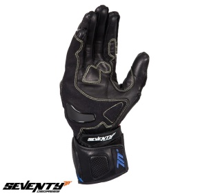 Manusi moto Seventy Degrees SD-R2 - barbati, vara, racing, negru/albastru - Img 3
