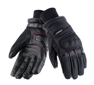 Manusi Seventy SD-C31 dama iarna degete tactile negru/roz