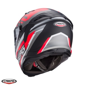Casca Caberg Avalon X SV Kira - Integrală, negru/gri/rosu fluor mat, Ochelari soare incluși, ECE 22.06 - Img 3