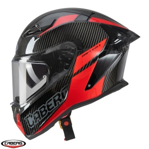Casca Caberg Drift Evo II Carbon Nova - Integrală, rosu, Pinlock și ochelari soare incluși, ECE 22.06 - Img 3
