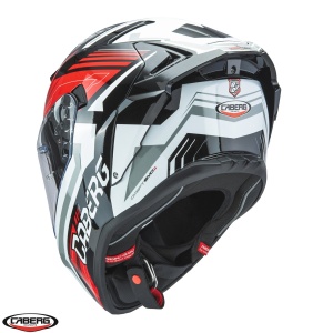 Casca Caberg Drift Evo II SV Jarama G0 Negru/Alb/Rosu Lucios - Img 3