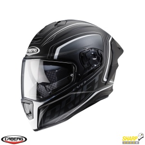 Casca Caberg Drift Evo SV Integra - Integrală, negru antracit alb mat, Pinlock și ochelari soare incluși