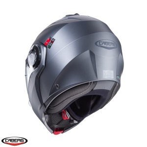 Casca Caberg Duke Evo SV - Flip-up, titanium mat, Ochelari soare incluși, ECE 22.06 - Img 4