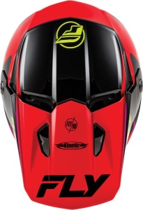 Casca Fly Racing KINETIC - Cross enduro, negru/alb/rosu, ECE 22.06 - Img 4