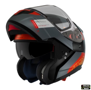 Casca MT Atom SV Gorex B4 Portocaliu Mat - Img 1