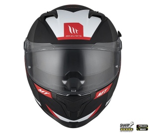 Casca MT Helmets Braker SV Chento - Integrală, rosu mat, Ochelari soare incluși, ECE 22.06 - Img 3