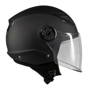 Casca MT Helmets Lite Kids Pure - Open face, negru mat, ECE 22.06 - Img 4