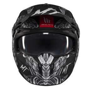 Casca MT Helmets Streetfighter SV S Hellish - Adventure, negru mat, Ochelari soare incluși, ECE 22.06 - Img 3