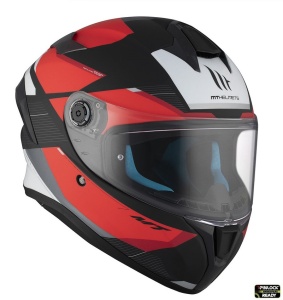 Casca MT Helmets Targo S Kay - Integrală, rosu mat, ECE 22.06 - Img 4