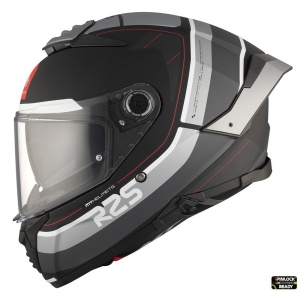 Casca MT Helmets Thunder 4 SV R25 - Integrală, negru/gri mat, Ochelari soare incluși, ECE 22.06
