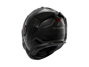 Casca SHARK SPARTAN GT PRO RITMO CARBON - Integrală, negru, Ochelari soare incluși - Img 2