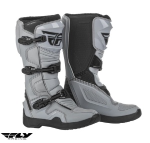 Cizme Fly Racing Maverick, off road, negru/gri
