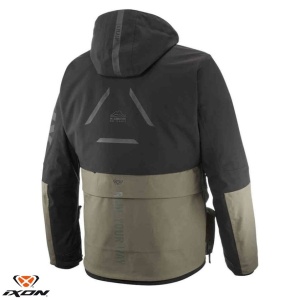 Geaca moto Ixon Etna MS - barbati, vara/iarna, impermeabila, touring/adventure, khaki/negru - Img 2