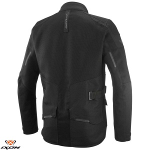 Geaca moto Ixon M-Njord MS - barbati, vara, impermeabila, touring/adventure, negru - Img 2