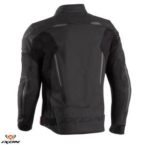 Geaca moto piele Ixon Ceros - barbati, vara, roadster/racing, negru - Img 2