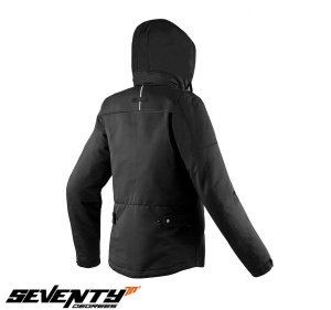 Geaca moto Seventy Degrees SD-JC73 - barbati, all season, impermeabila, urban/touring, negru - Img 2