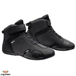 Ghete moto Ixon Gambler MS - barbati, all season, roadster, negru