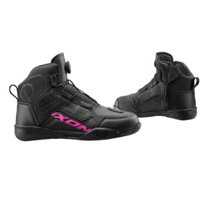 Ghete moto Ixon Vyper WP LS - dama, impermeabile, urban/roadster, negru
