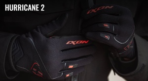 Manusi barbati Ixon Roadster Hurricane 2 MS vara degete tactile Negru/rosu - Img 3