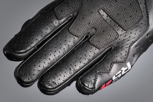Manusi moto piele Ixon RS4 AIR MS - barbati, vara, sport, degete tactile, negru - Img 4
