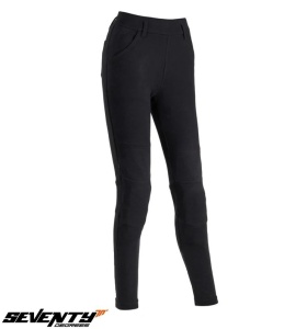 Pantaloni moto Seventy Degrees SD-PL1 Iris - dama, street, negru