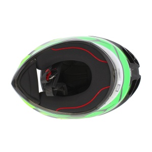 Casca AGV K1 S Punkpulse - Integrală, negru/violet/verde lucios, ECE 22.06 - Img 3