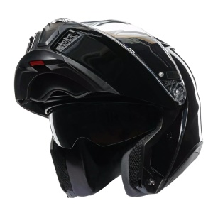 Casca AGV Tourmodular - Flip-up, negru lucios, Pinlock și ochelari soare incluși, ECE 22.06 - Img 3
