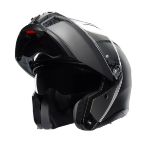 Casca AGV Tourmodular Luna, gri mat, flip-up, Pinlock - Img 3