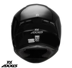 Casca Axxis Draken S V2 - Integrală, negru lucios - Img 4