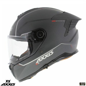 Casca Axxis Hawk SV - Integrală, titanium mat, Ochelari soare incluși, ECE 22.06 - Img 2