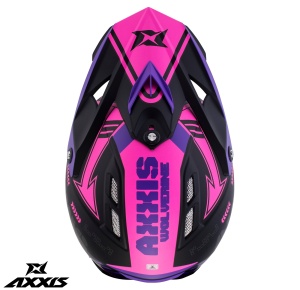 Casca Axxis MX-Copii Wolverine B8 Off Road Roz Mat - Img 4